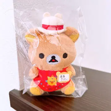 리락쿠마 점장 손바닥 봉제인형 써니 점장
