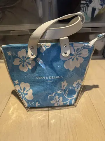 DEAN & DELUCA 하이비스커스 패턴 토트백