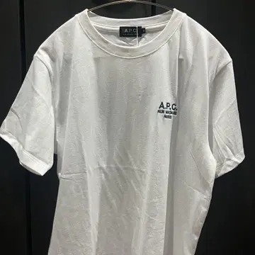 A.P.C. 아페쎄 Logo 티셔츠 로고T 로고 자수 반팔
