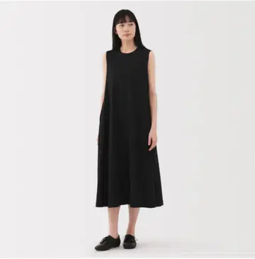 MUJI 슬리브리스 원피스