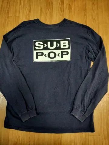 00s SUB POP 서브 팝 NO COMENT 빈티지 티셔츠