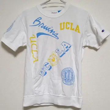 챔피온 UCLA 리버스 위브 티셔츠 빔즈 보이 별주 올 패턴 프린트