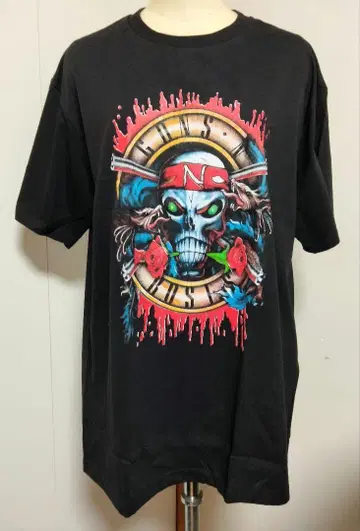 GUNS N' ROSES 스컬 티셔츠