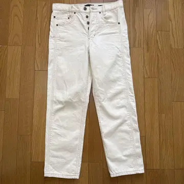 BANANA REPUBLIC 높은 허리 스트레이트 데님 27