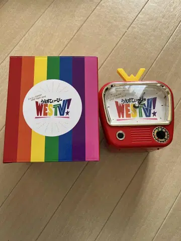 WEST TV! 미니 TV 빨간색