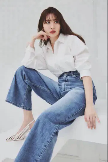 헤르리프토 밀라노 와이드 스트레이트 진 23