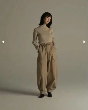 로렌 사이드 지퍼 밀리터리 워크 팬츠