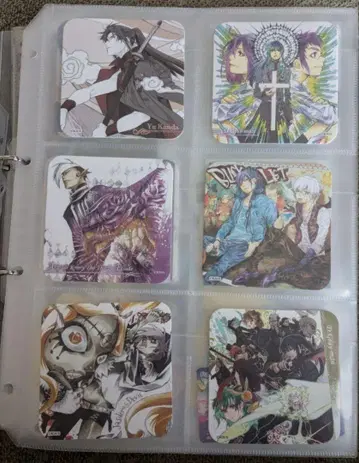 D.Gray-man 원화전 아트 코스터 알렌 칸다 라비 리나리