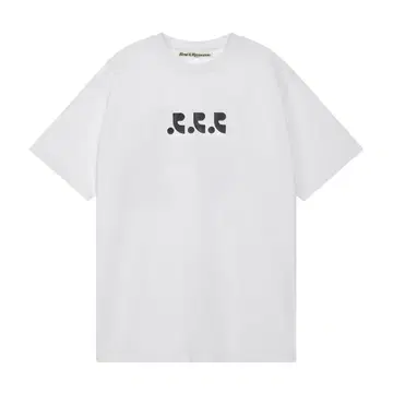 새상품 한국 Rest&Recreation 반팔 티셔츠 블랙