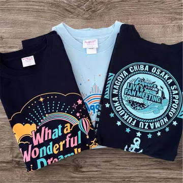 Aqours & Liella! 라이브 티셔츠 세트 3종 세트!