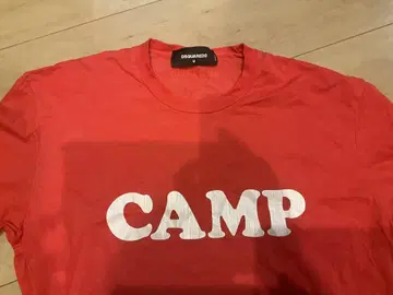 DSQUARED2 CAMP 티셔츠 빨간색
