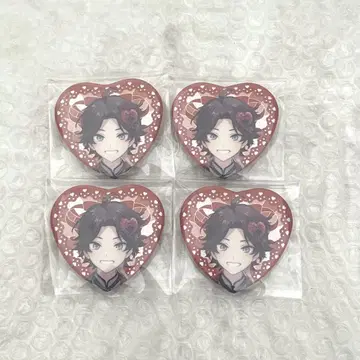 Prism Heart June Bride 하트형 캔뱃지 미에지 아키나