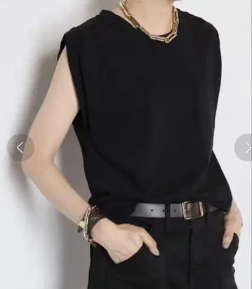 Deuxieme Classe TWIST 탱크탑 블랙