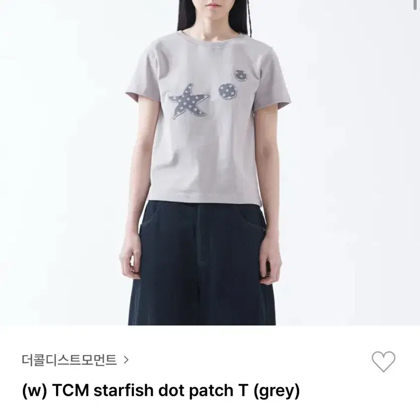【THE COLDEST MOMENT】Starfish dot patch T-2色 New) The Coldest Moment TCM starfish dot patch T on Bunjang