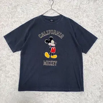 DISNEY JEANS FACTORY 빈티지 가공 티셔츠