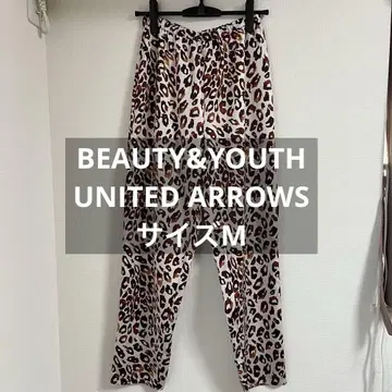 [새상품급] BEAUTY&YOUTH 레오파드 캐주얼 팬츠 M 사이즈