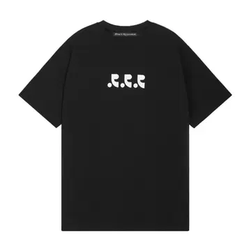 새상품 한국 Rest&Recreation 반팔 티셔츠 블랙 (검정)