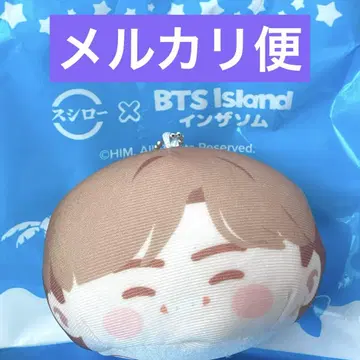 뷔 V 스시로 BTS 인더섬 콜라보 한정 비즈 오테다마 봉제인형