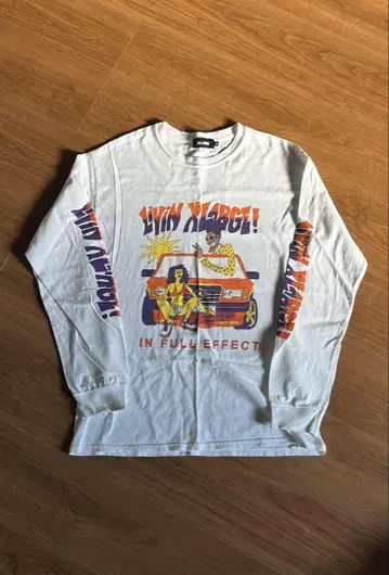 XLARGE 롱 슬리브 티셔츠 M 화이트