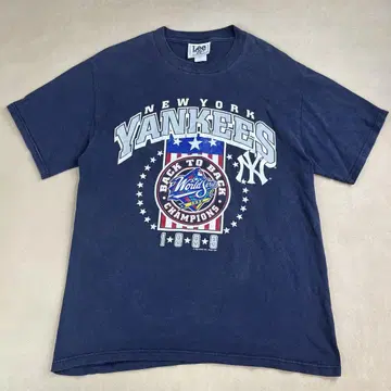 90s Lee 티셔츠 MLB 양키스 네이비 빈티지