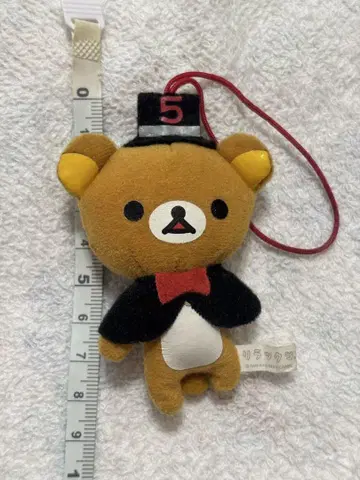 리락쿠마 5주년 마스코트 봉제 인형 1개