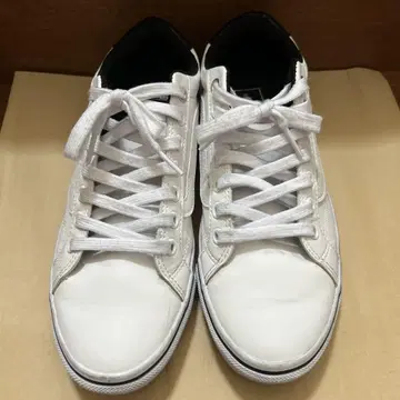 VANS 화이트/블랙 스니커즈