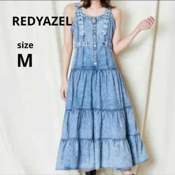 REDYAZEL 데님 슬리브리스 원피스 M
