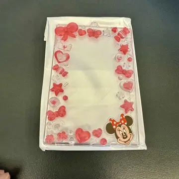 [미니] 디즈니 캐릭터 시크릿 카드 홀더 클리어 경질