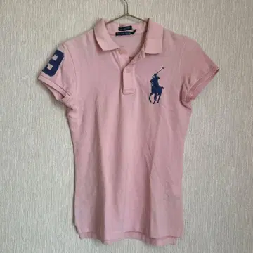 Ralph Lauren The Skinny Polo S 핑크 반팔