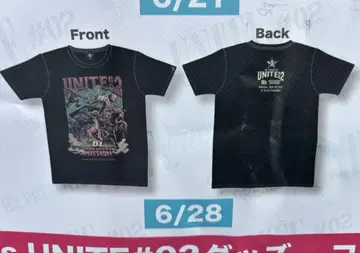 B'z UNITE #02 콜라보 티셔츠 M 사이즈 맨위즈 28일