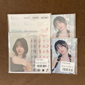 MISAMO 온라인 복권 포토 카드 및 데코 스티커, 스티커 허벅지