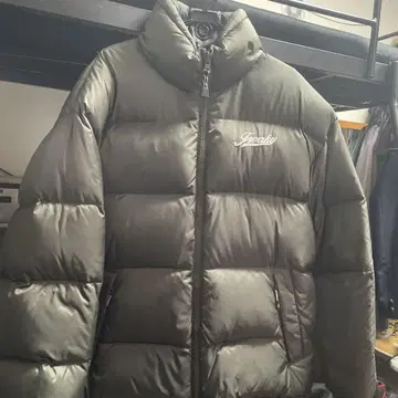 FRERKY 다운 자켓 리버서블 다크 그린 블랙