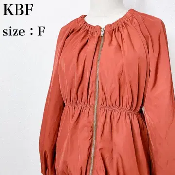 KBF KBF 캐주얼 점퍼 집업 개더 블루종