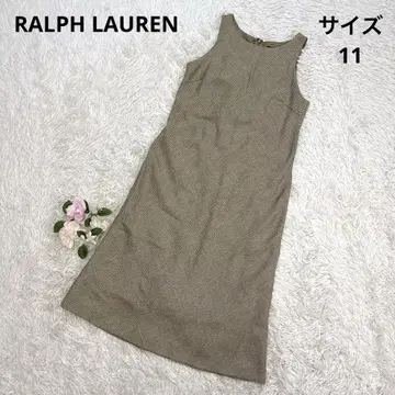 [새상품급] RALPH LAUREN 원피스 체크 실크 혼방 11