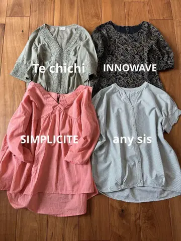 여름옷 4벌 정리 Te chichi SIMPLICITE anysis 외
