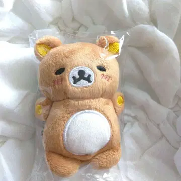 리락쿠마 마스코트 봉제 인형 배지 리라노와