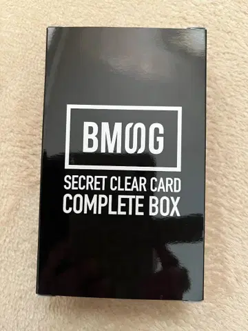 BMSG New Year Goods 2024 시크릿 클리어 카드