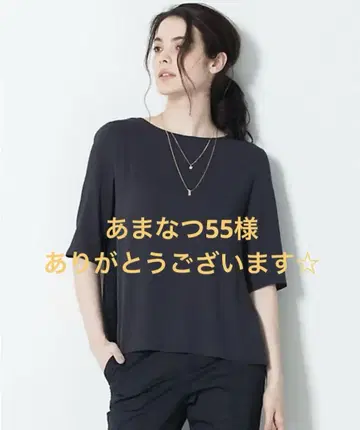 23구 레이스 콤비 조젯 백 레이스 블라우스