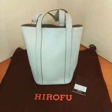 히로후 HIROFU 모디 가죽 토트 백팩 2way 화이트
