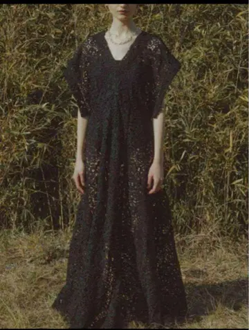 아메리 MEDI 2WAY FLARE CHEMICAL LACE DRESS