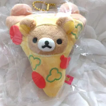 리락쿠마 매달린 봉제 인형 패스트푸드 시리즈 피자 마스코트