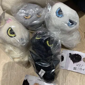 낯을 가리는 고양이 봉제인형 4개 세트