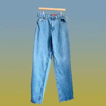 REAL RANCH 라이트 블루 데님 USA VINTAGE 파란색