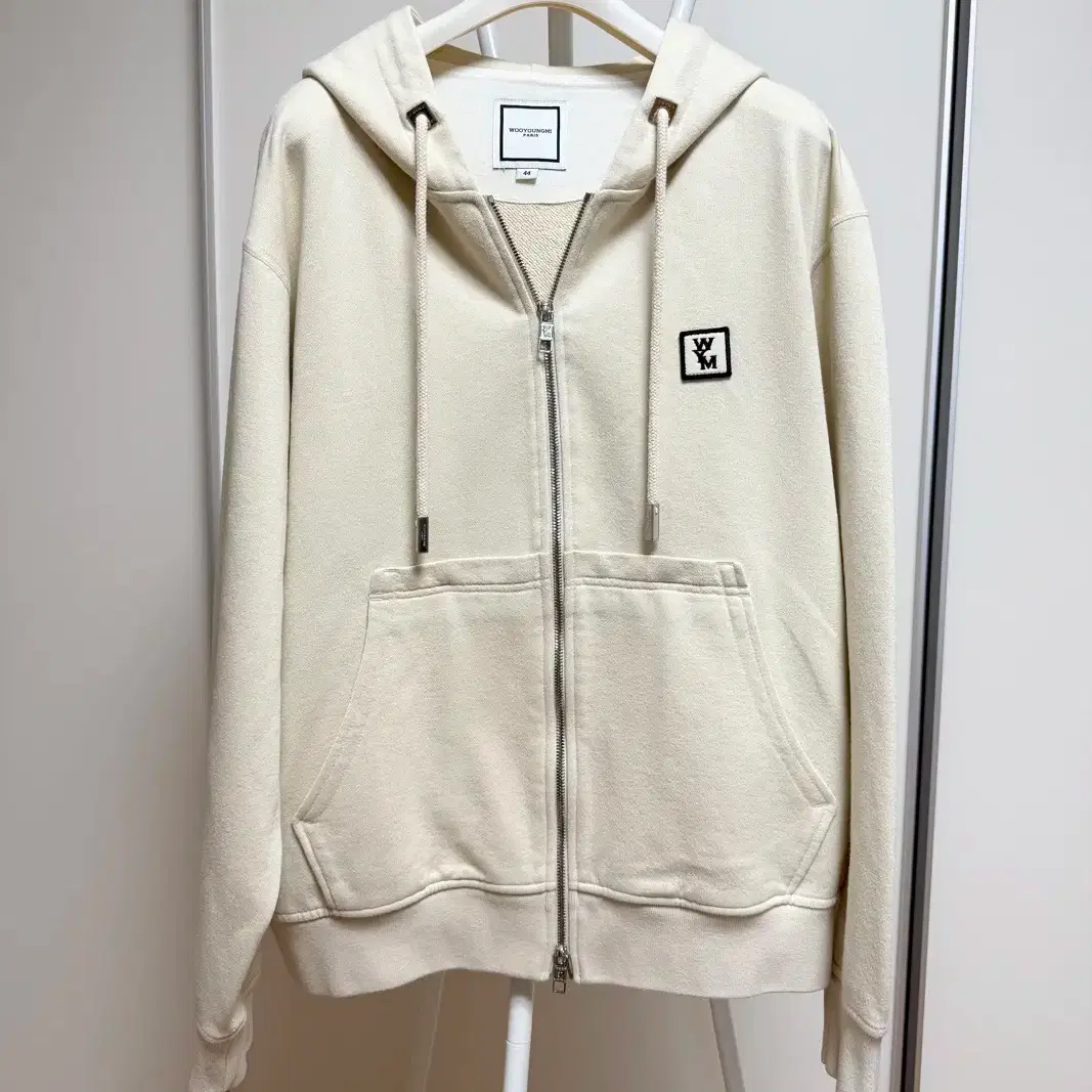 WOOYOUNGMI ジップアップジャケット 44 アイボリー WOOYOUNGMI ジップアップジャケット 44 アイボリー