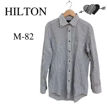 HILTON 힐튼 긴팔 셔츠 와이셔츠 M-82 남성용 버튼다운