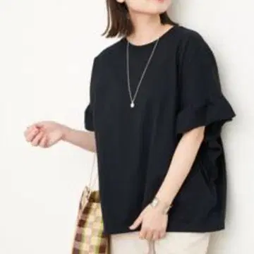 JOURNALSTANDARD 개더 슬리브 판초 Tee