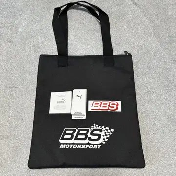 푸마 BBS MOTORSPORT 에코백 블랙 미사용 새상품
