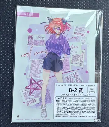 5등분의 신부 캐릭터 복권 B상 아크릴 아트 패널 니노