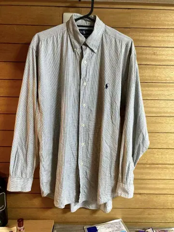Ralph Lauren BLAIRE 체크 무늬 긴팔 셔츠 랄프 로렌