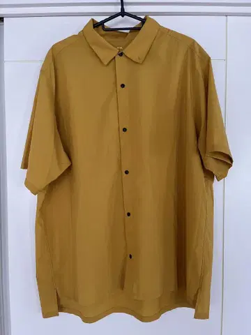 야마토미치 UL 쇼트 슬리브 셔츠 머스타드 XL